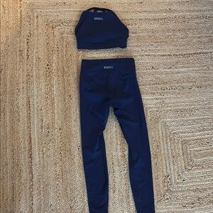 NOBULL Blue Leggings Athletic Wear